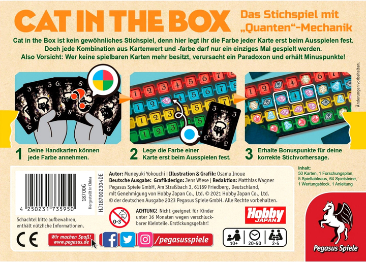 Настільна гра Pegasus Cat in the Box (4250231735950) - зображення 4