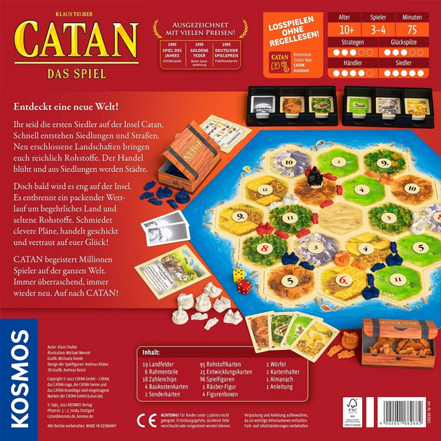 Настільна гра Kosmos Catan Settlers of Catan (4002051682682) - зображення 5