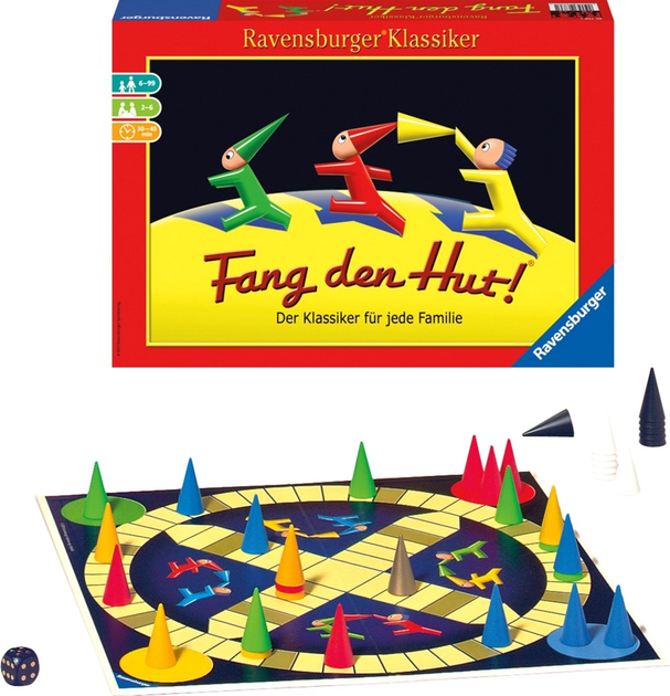 Gra planszowa Ravensburger Catch that Hut (4005556267361) - obraz 2