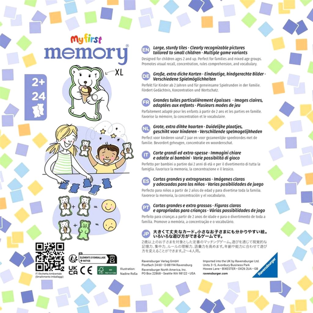 Gra planszowa Ravensburger My First Memory Teddys (4005556223763) - obraz 3