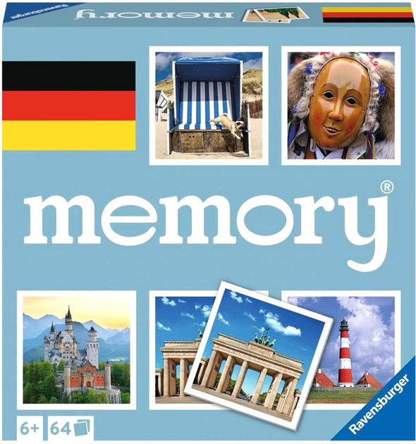 Gra planszowa Ravensburger Memory Deutschland (4005556208838) - obraz 1