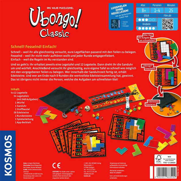 Gra planszowa Kosmos Ubongo Classic (4002051683092) - obraz 2
