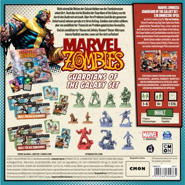 Додаток до настільної гри Asmodee Marvel Zombies: Guardians of the Galaxy (4015566604865) - зображення 4