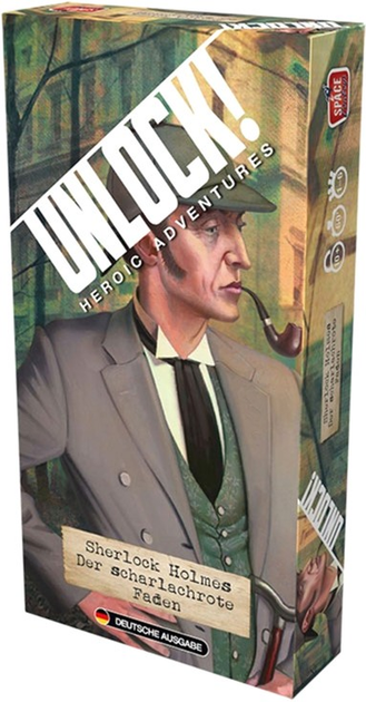 Настільна гра Asmodee Unlock Sherlock Holmes The Scarlet Thread (3558380077527) - зображення 2