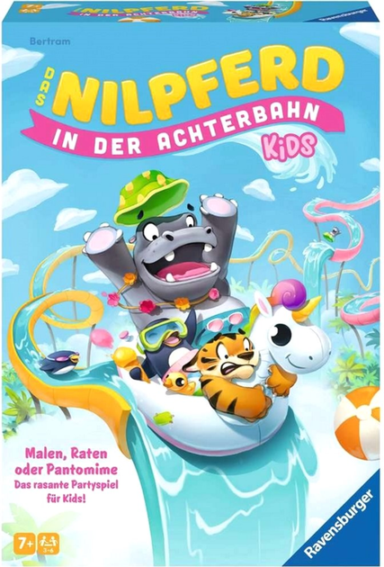 Gra planszowa Ravensburger The Hippo in the Rollercoaster Kids (4005556223619) - obraz 1