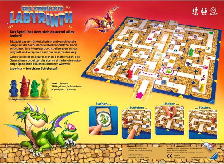 Gra planszowa Ravensburger The Crazy Labyrinth Limited Edition (4005556269556) - obraz 3