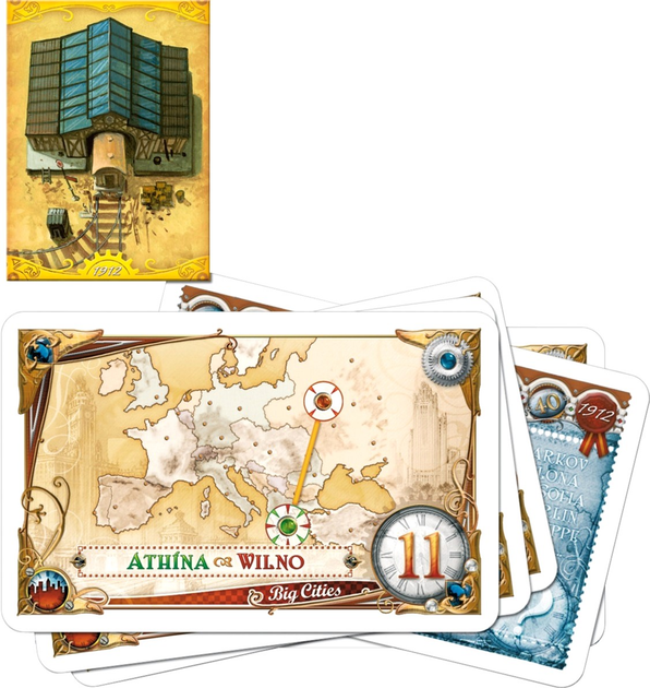 Dodatek do gry planszowej Asmodee Ticket to Ride Europe: 1912 (0824968299111) - obraz 3
