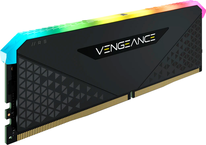 Оперативна пам'ять Corsair DDR4-3200 16384MB PC4-25600 Vengeance RGB RS Black (CMG16GX4M1E3200C16) - зображення 2