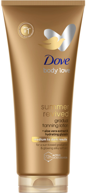 Лосьон-автозагар для тела Dove Summer Revived От среднего до темного ...