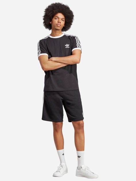 T-shirt męski bawełniany adidas Adicolor Classics 3-Stripes IA4845 3XL Czarny (4066745581866) - obraz 3