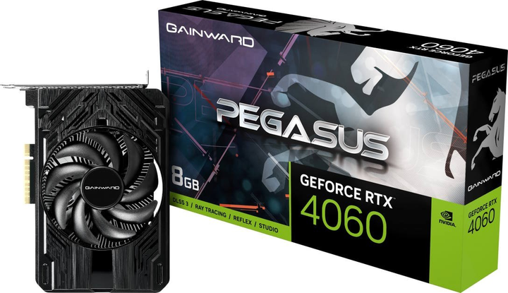Відеокарта Gainward PCI-Ex GeForce RTX 4060 Pegasus 8GB GDDR6 (128bit) (2460/17000) (HDMI, 3 x DisplayPort) (NE64060019P1-1070E) - зображення 8