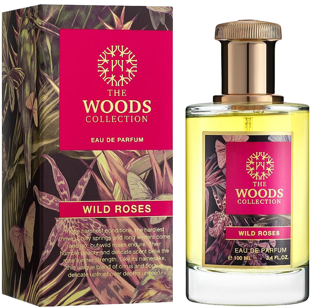 Woda perfumowana unisex The Woods Collection Wild Roses 100 ml (3760294350607) - obraz 1