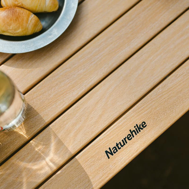Розкладний стіл великий Naturehike CNK2300JU010, алюміній, чорний - зображення 10