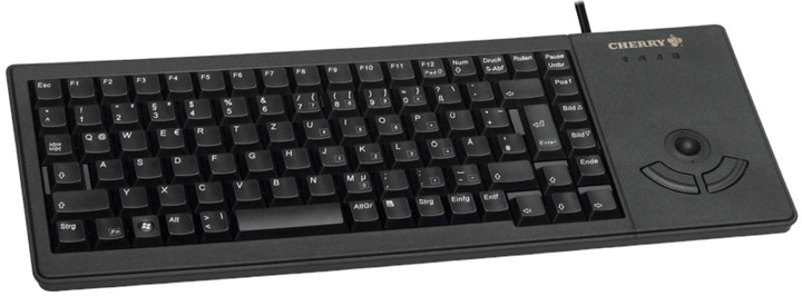 Клавіатура дротова Cherry XS Trackball G84-5400 US-Layout Black (4025112071348) - зображення 2