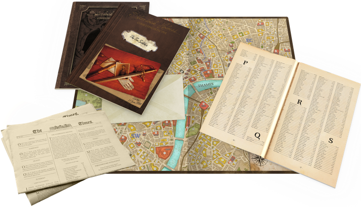 Gra planszowa Asmodee Sherlock Holmes Investigative Consultant The Crimes of the Thames and Other Cases (9782370990259) - obraz 3