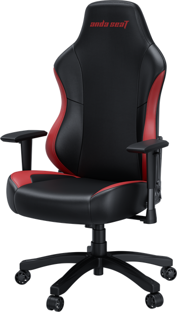 Кресло игровое Anda Seat Luna Color Size L Black/Red PVC (AD18-48-BR-PV) - изображение 4