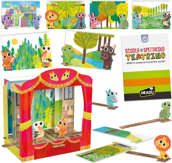 Zabawka edukacyjna Headu Spectacular School with Teatrin (8059591423653) - obraz 2