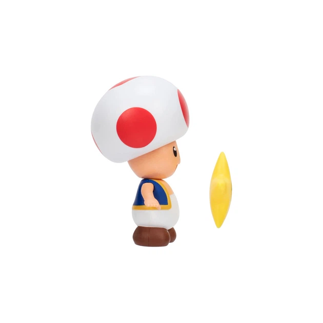 Ігрова фігурка з артикуляцією SUPER MARIO - ТОАД (10 cm, з аксес.) - изображение 5
