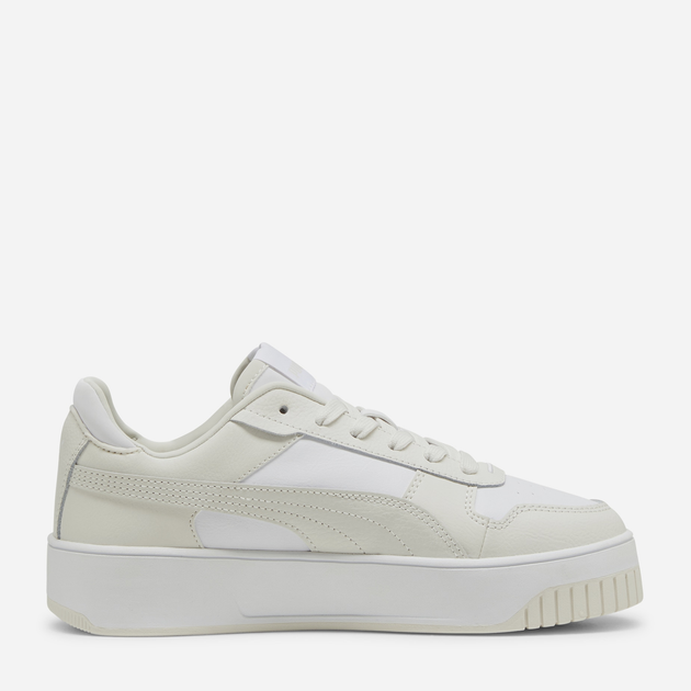 Акція на Жіночі кеди низькі Puma Carina Street 38939032 38.5 (5.5UK) 24.5 см Puma White-Vapor Gray від Rozetka