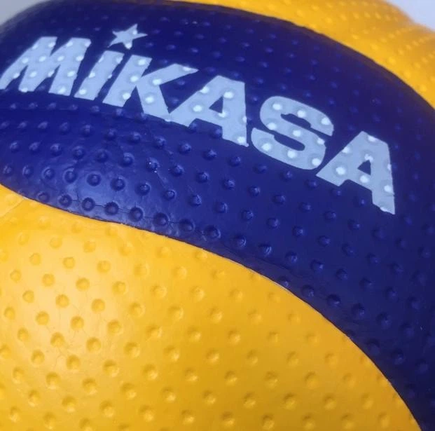 Мяч волейбольный Mikasa V300W №5 Желто-синий - изображение 10