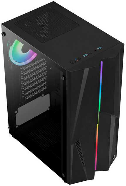 Obudowa Aerocool Mecha v2 Midi-Tower ARGB TG Black (ACCM-PV28113.11) - obraz 3