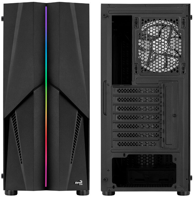 Obudowa Aerocool Mecha v2 Midi-Tower ARGB TG Black (ACCM-PV28113.11) - obraz 5