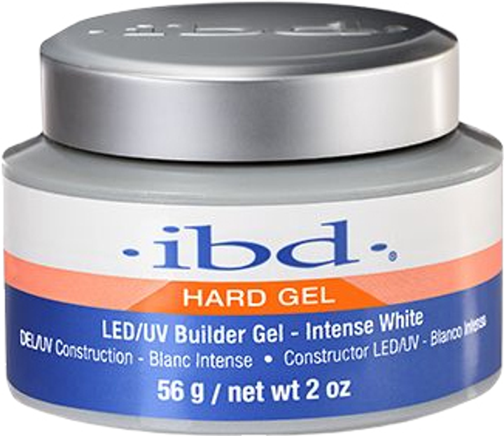 Гель Ibd Hard Gel LED/UV конструюючий Інтенсивно білий 56 г (39013611804) - зображення 1