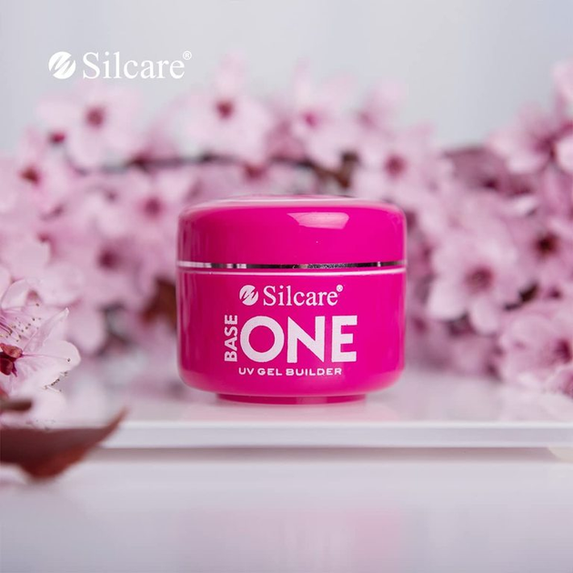 Żel do paznokci Silcare Base One Shimmer budujący Misty Rose 50 g (5902560558937) - obraz 3