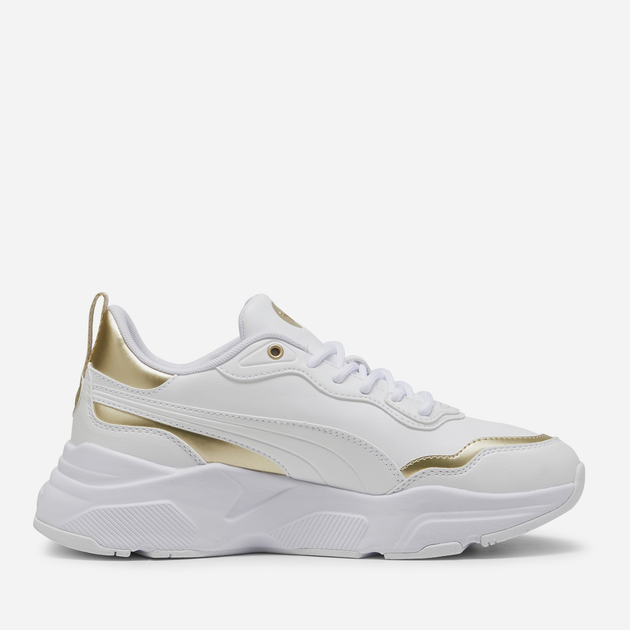 Акція на Жіночі кросівки Puma Cassia Rose Metallic Dream 39780201 40 (6.5UK) 25.5 см Puma White-Puma Gold-Matte Puma Gold від Rozetka