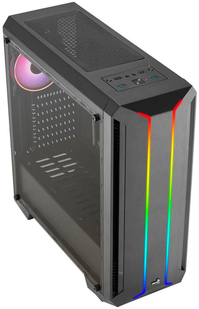 Корпус Aerocool Skyline V2 Midi-Tower ARGB Black (ACCM-PV39112.11) - зображення 3