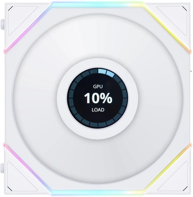 Вентилятор Lian Li Reverse TL LCD 120-3 White (G99.12RTLLCD3W.00