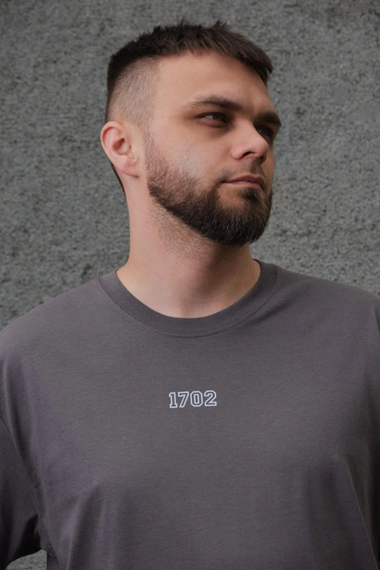Чоловіча Оверсайз Футболка З Принтом Without Rick and Morty S/M Dark Gray - изображение 4