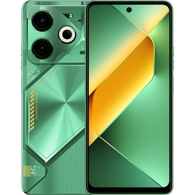 Смартфон TECNO POVA 6 NEO (LI6) 6.78" 8/256ГБ, 2SIM, 7000мА•год, Comet Green - изображение 2