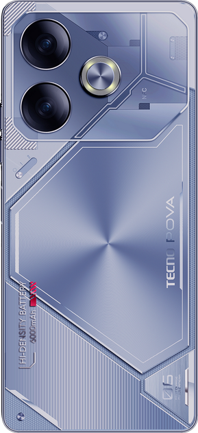 Смартфон TECNO POVA 6 (LI7) 6.78" 8/256ГБ, 2SIM, 6000мА рік, Interstellar Blue - Фото 8 Смартфон TECNO POVA 6 (LI7) 6.78" 8/256ГБ, 2SIM, 6000мА рік, Interstellar Blue - зображення 8