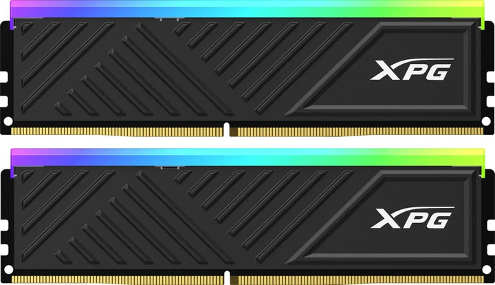 Оперативна пам'ять ADATA DDR4-3200 16384MB PC4-25600 (Kit of 2x8192) XPG Spectrix D35 RGB Black (AX4U32008G16A-DTBKD35G) - зображення 2