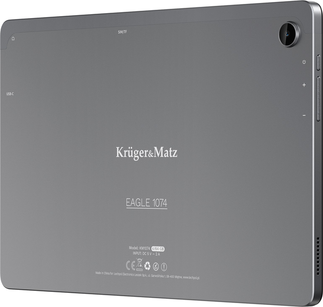 Tablet Kruger i Matz Eagle 1074 LTE Graphite (5901890097543) - obraz 4