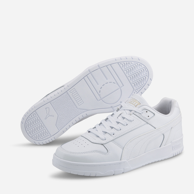Чоловічі кеди низькі Puma RBD Game Low 38637302 45 (10.5UK) 29.5 см Puma White-Puma White-Puma Team Gold (4065449709262) - зображення 3