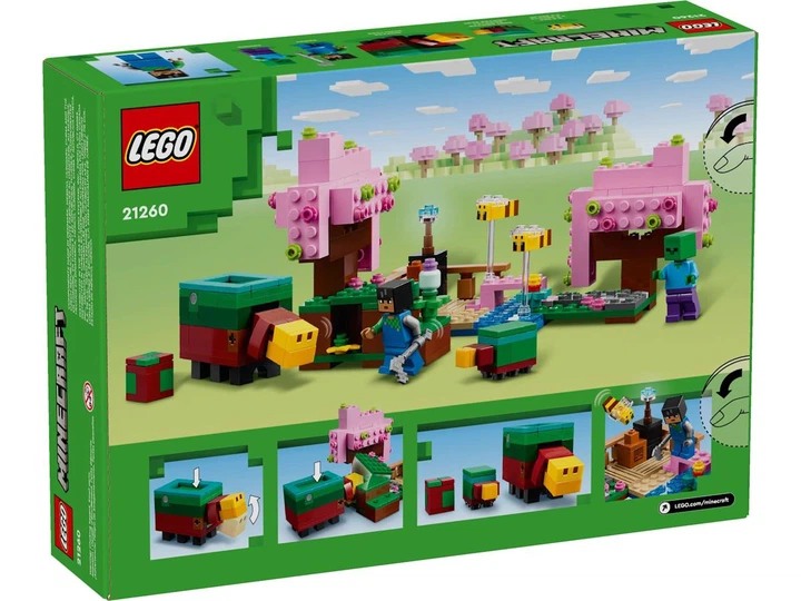 Конструктор LEGO Minecraft Квітучий вишневий сад 304 деталей (21260) - Фото 2 Конструктор LEGO Minecraft Квітучий вишневий сад 304 деталей (21260) - зображення 2
