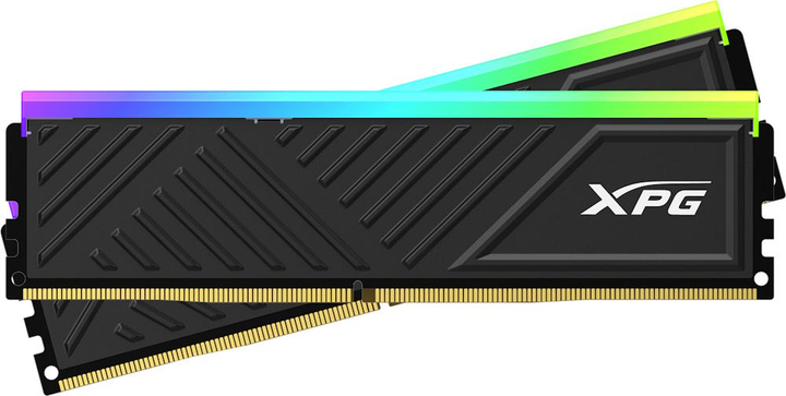 Оперативна пам'ять ADATA DDR4-3200 32768MB PC4-25600 (Kit of 2x16384) XPG Spectrix D35 RGB Black (AX4U320016G16A DTBKD35G) - зображення 1
