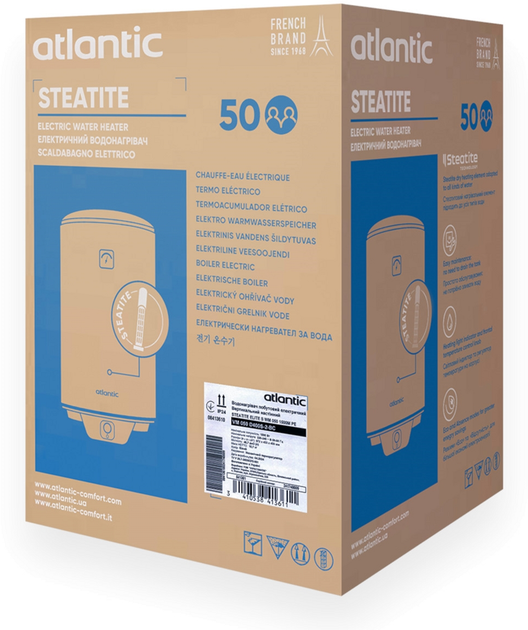 Бойлер ATLANTIC Steatite Elite VM 050 D400S-2-BC - зображення 15