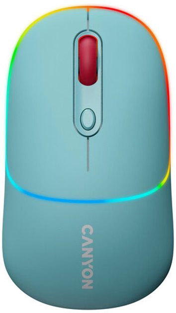 Мышь беспроводная Canyon MW-22 Dual Band RGB Голубая (CNS-CMSW22DCN ...