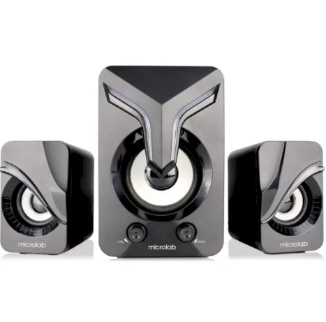 Компьютерные колонки MICROLAB U-270 2.1 11W USB LED Black - Фото 2 Компьютерные колонки MICROLAB U-270 2.1 11W USB LED Black - изображение 2