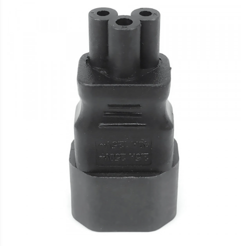Перехідник живлення для ноутбука WA-0004 IEC320 C14 to C5 Black - Фото 3 Перехідник живлення для ноутбука WA-0004 IEC320 C14 to C5 Black - зображення 3