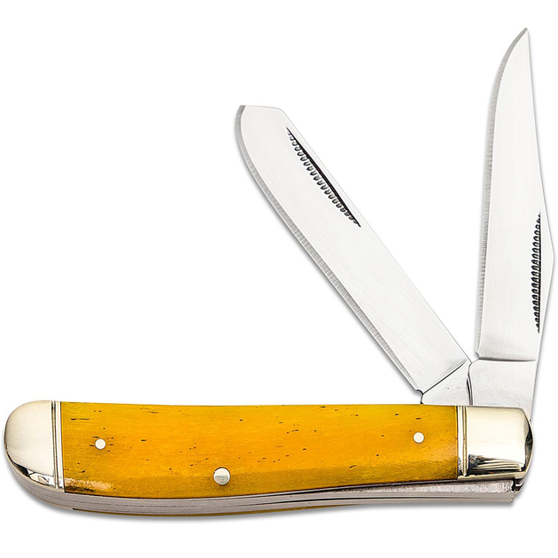 Ніж складаний Cold Steel Mini Trapper Yellow Bone CS-FL-MTRPR-Y - зображення 1