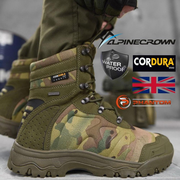 Берці Alpine Crown Military Phantom Cordura 1000D мультикам розмір 43 - зображення 2