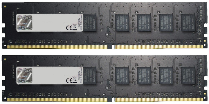 Оперативна пам'ять G.Skill DDR4-2666 16384MB PC4-21300 (Kit of 2x8192) Value (F4-2666C19D-16GNT) - зображення 1