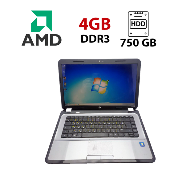 Ноутбук HP Pavilion g6-1000 / 15.6" (1366x768) TN LED / AMD A4-3300M (2 ядра по 1.9 - 2.5 GHz) / 4 GB DDR3 / 750 GB HDD / AMD Radeon HD 6480G / WebCam б/у - Фото 1 Ноутбук HP Pavilion g6-1000 / 15.6" (1366x768) TN LED / AMD A4-3300M (2 ядра по 1.9 - 2.5 GHz) / 4 GB DDR3 / 750 GB HDD / AMD Radeon HD 6480G / WebCam б/у - изображение 1