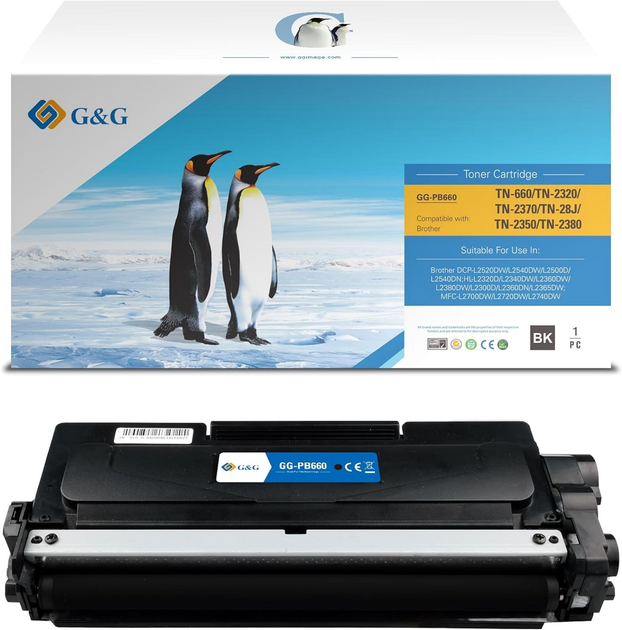 Toner G&G do Brother TN2320 Black (NT-PB660) - obraz 1