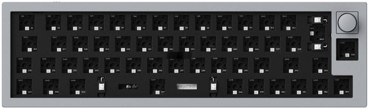 Основа для клавіатури Keychron Q9 Barebone ISO Knob Gray (4895248815686) - зображення 1