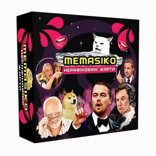 Настольная игра с мемами "Memasiko. Нерафинированные шутки" PlayRoom ...